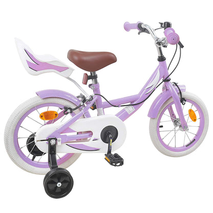 Kids Bike 14 Inches for 3-5 Years Old Purple