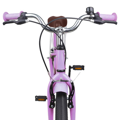 Kids Bike 18 Inches for 5-7 Years Old Purple