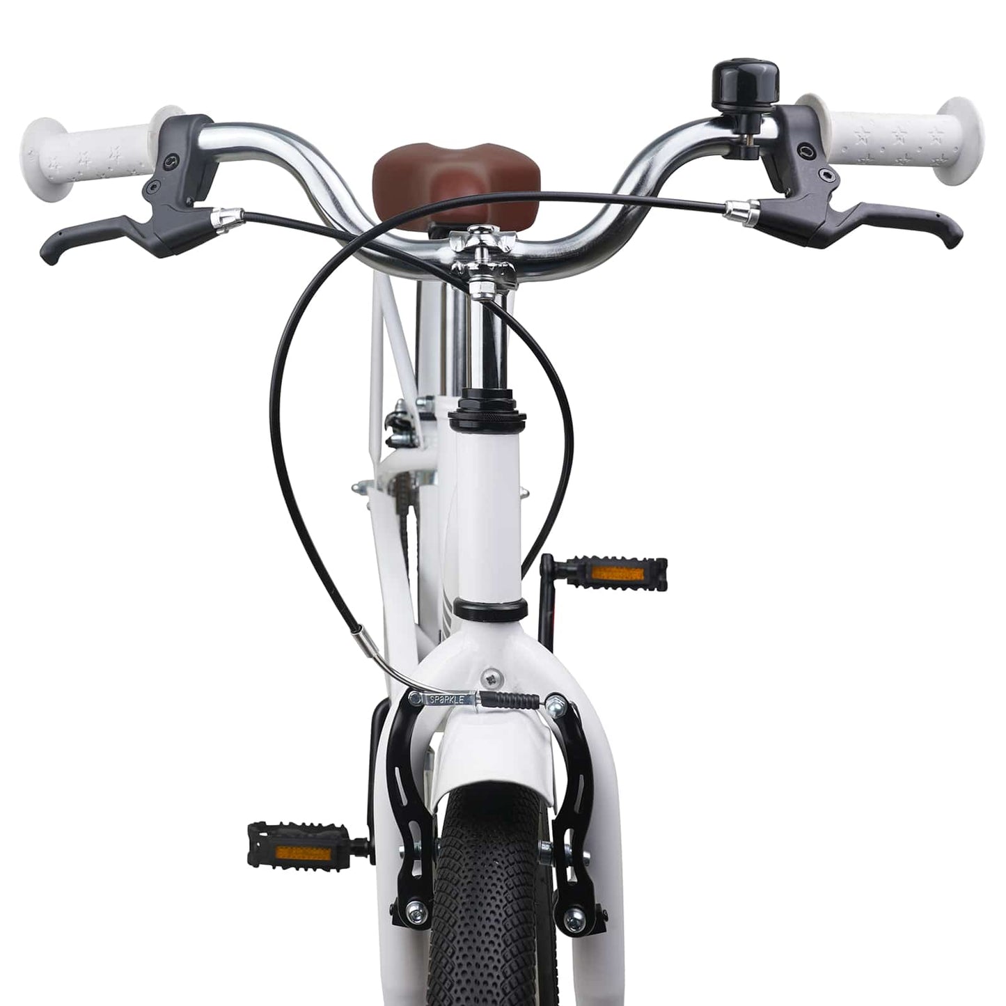 Kids Bike 18 Inches for 5-7 Years Old White