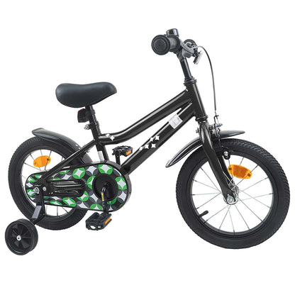 Kids Bike 12 Inches for 2-4 Years Old Black