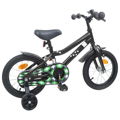 Kids Bike 14 Inches for 3-5 Years Old Black