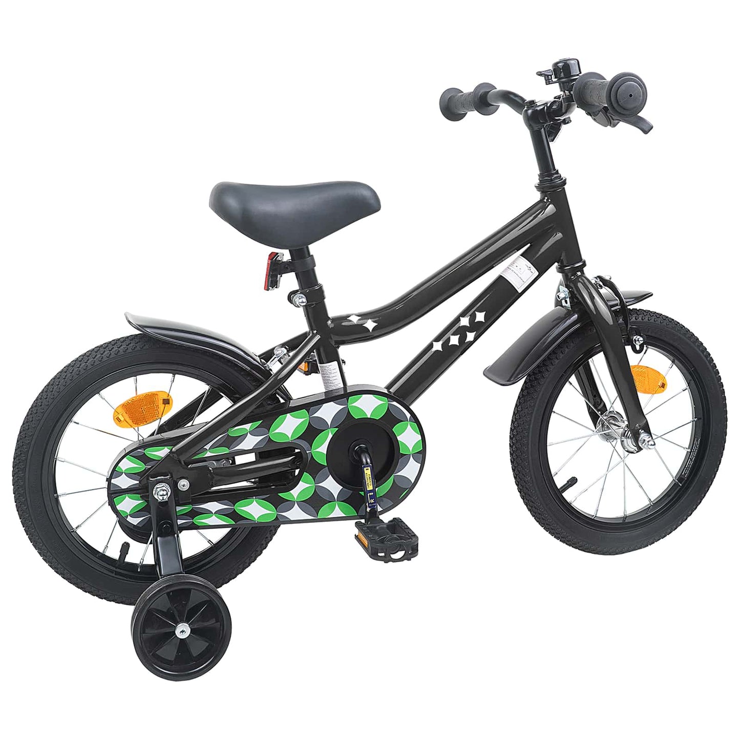 Kids Bike 16 Inches for 4-6 Years Old Black