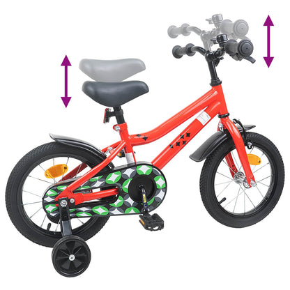 Kids Bike 12 Inches for 2-4 Years Old Red
