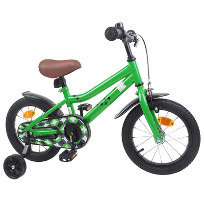 Kids Bike 16 Inches for 4-6 Years Old Green