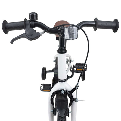Kids Bike 12 Inches for 2-4 Years Old White