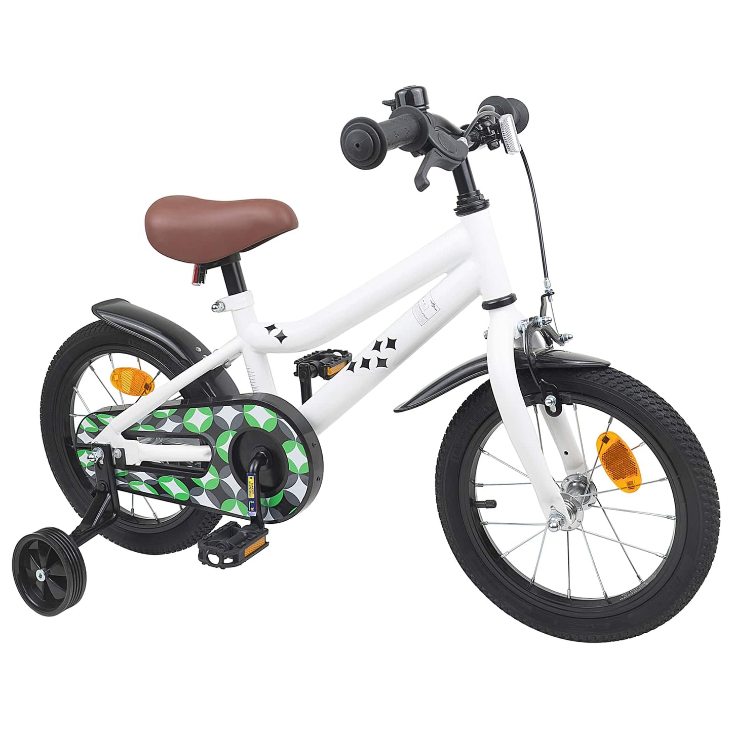 Kids Bike 14 Inches for 3-5 Years Old White