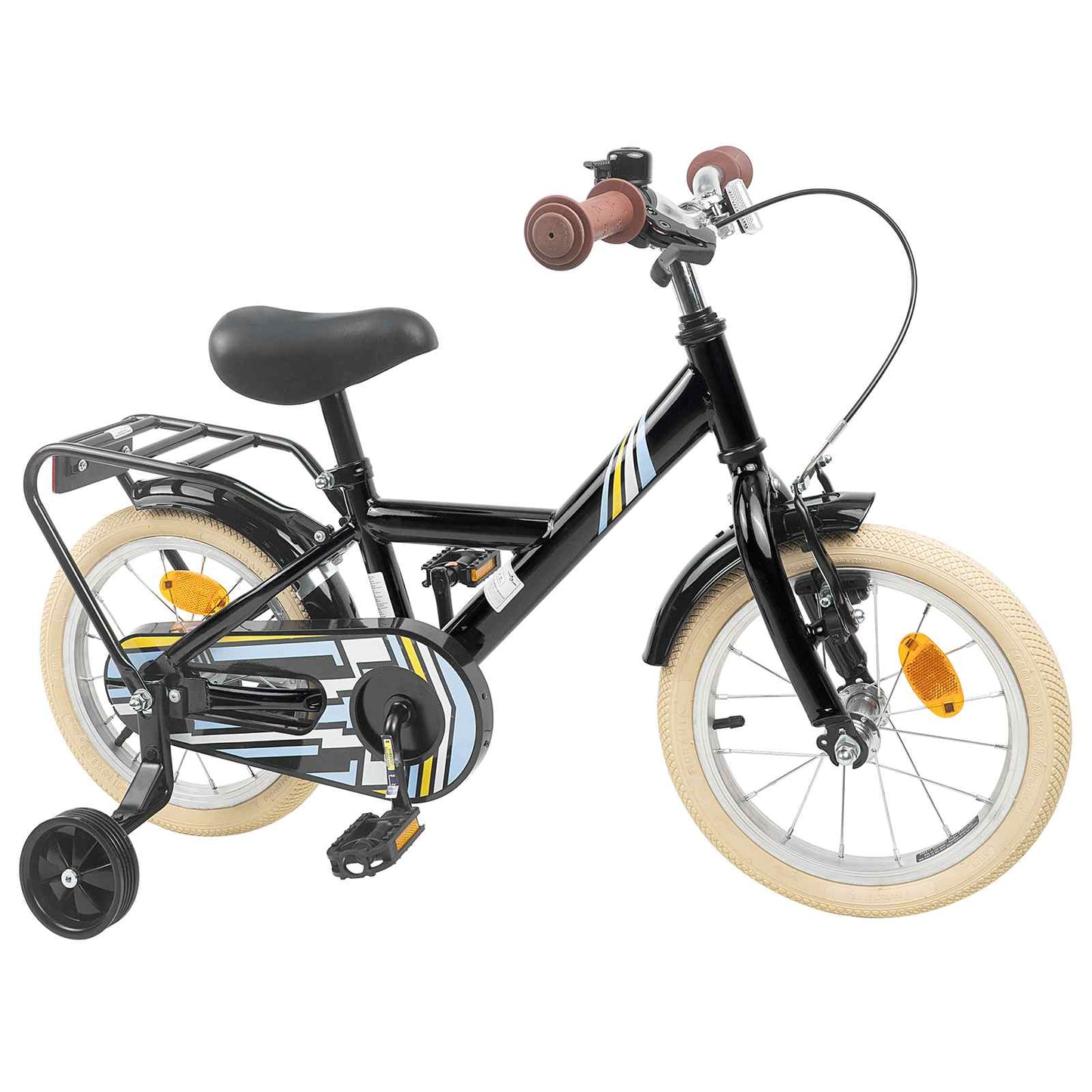 Kids Bike 12 Inches for 2-4 Years Old Black