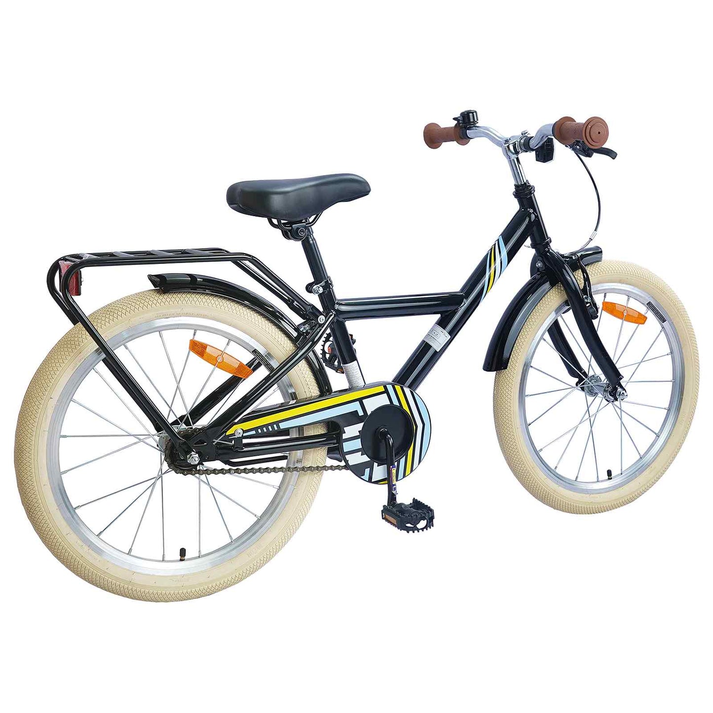 Kids Bike 20 Inches for 6-11 Years Old Black