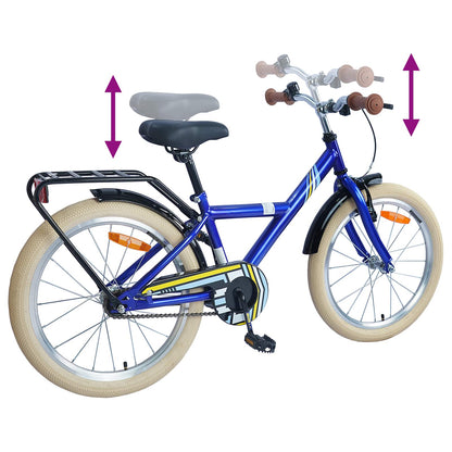 Kids Bike 20 Inches for 6-11 Years Old Dark Blue
