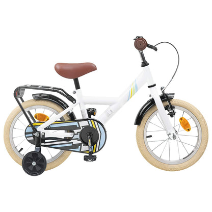 Kids Bike 12 Inches for 2-4 Years Old White