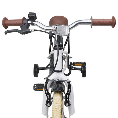 Kids Bike 16 Inches for 4-6 Years Old White