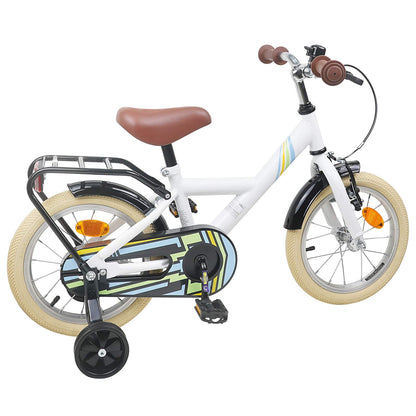 Kids Bike 16 Inches for 4-6 Years Old White