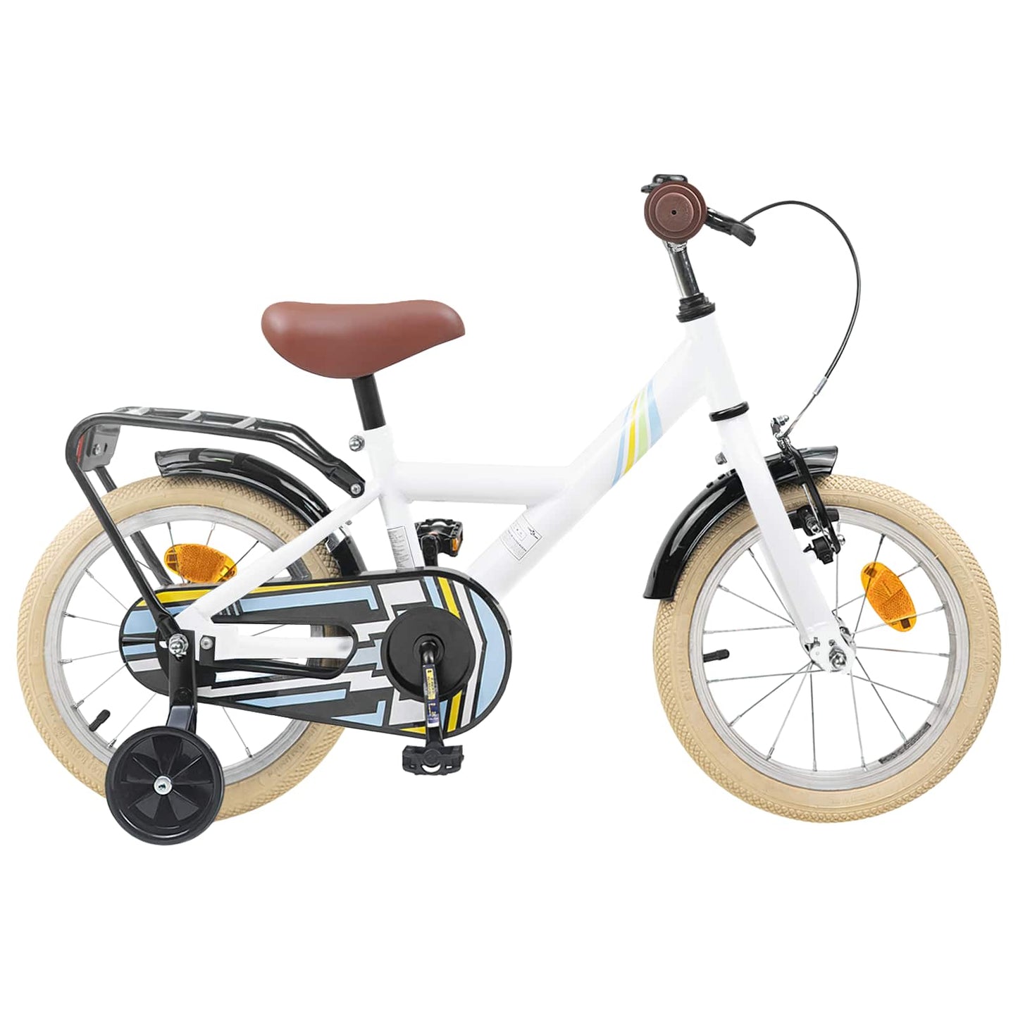 Kids Bike 16 Inches for 4-6 Years Old White