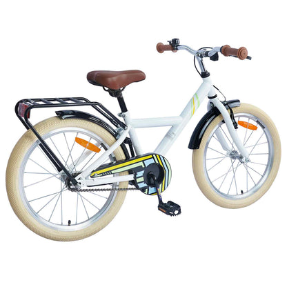 Kids Bike 18 Inches for 5-7 Years Old White