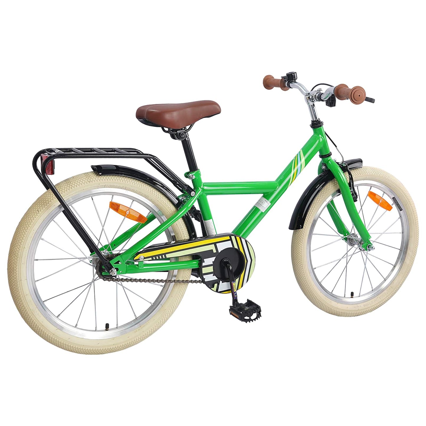 Kids Bike 18 Inches for 5-7 Years Old Green