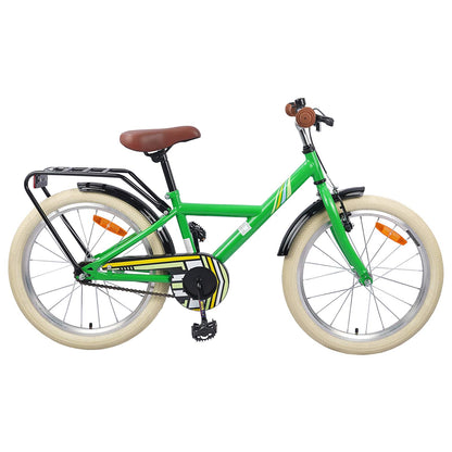 Kids Bike 20 Inches for 6-11 Years Old Green