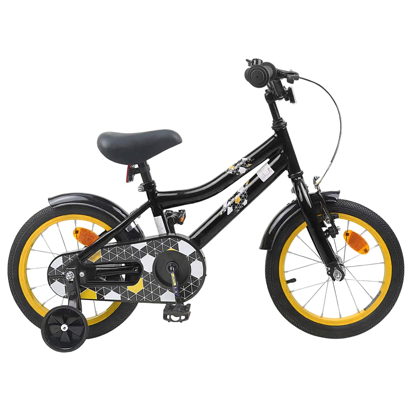 Kids Bike 16 Inches for 4-6 Years Old Black