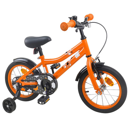 Kids Bike 12 Inches for 2-4 Years Old Orange