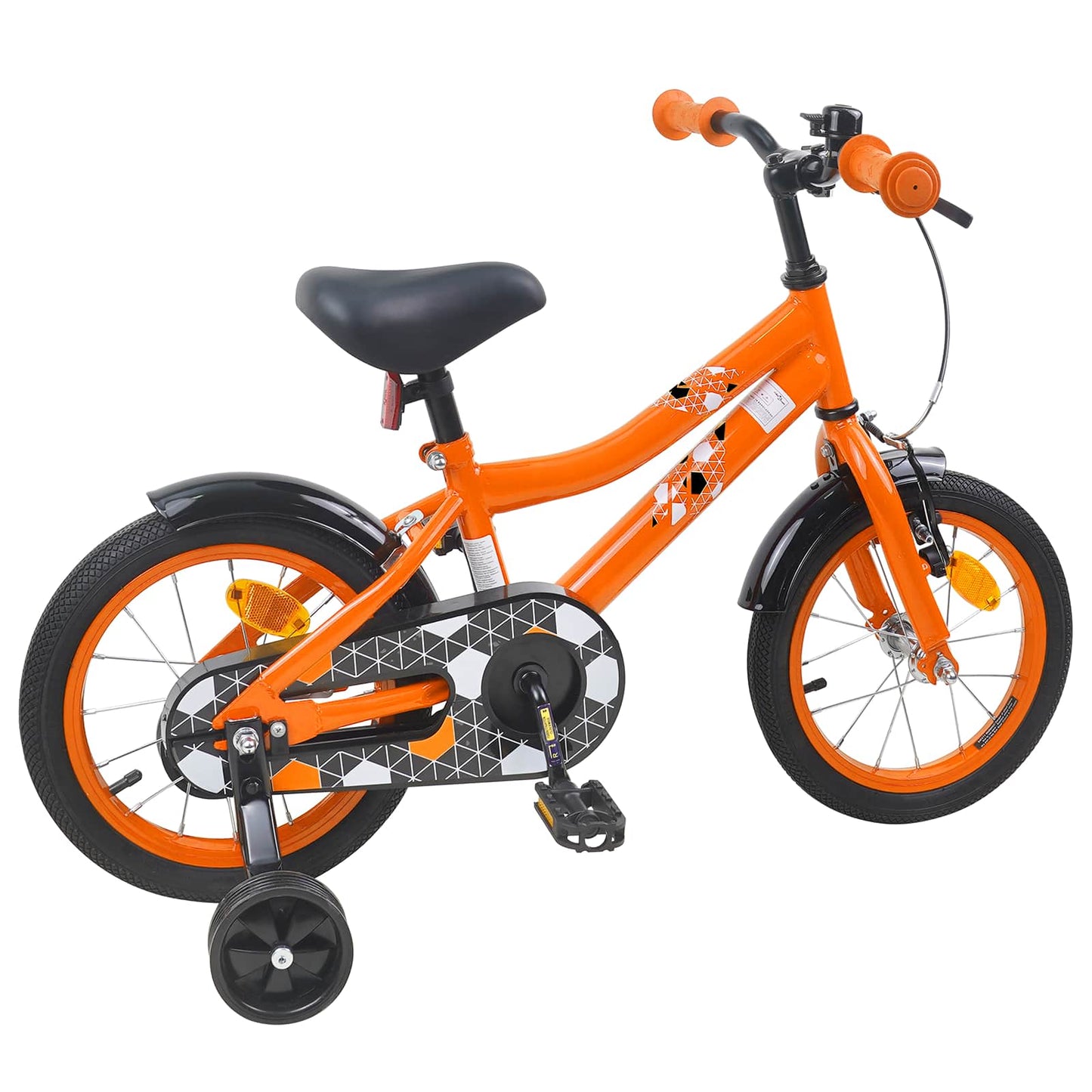 Kids Bike 12 Inches for 2-4 Years Old Orange