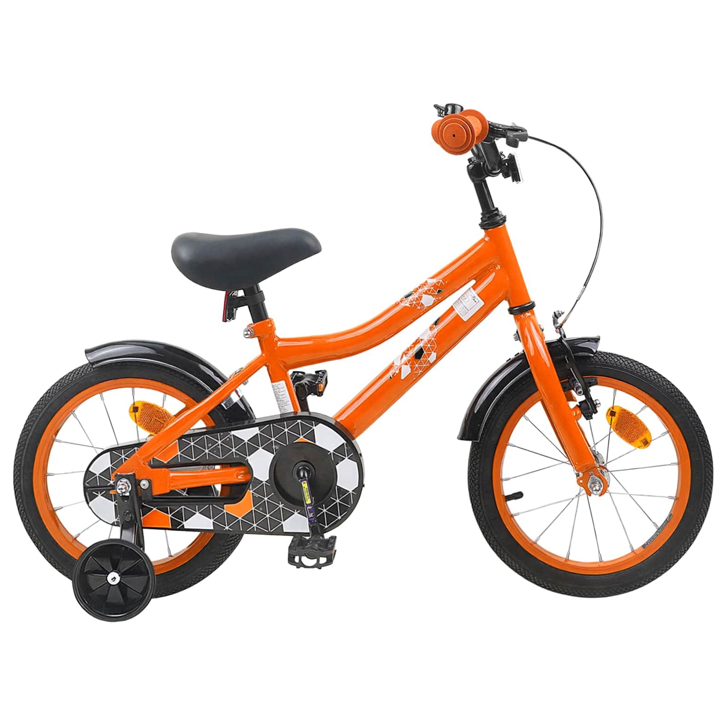 Kids Bike 16 Inches for 4-6 Years Old Orange