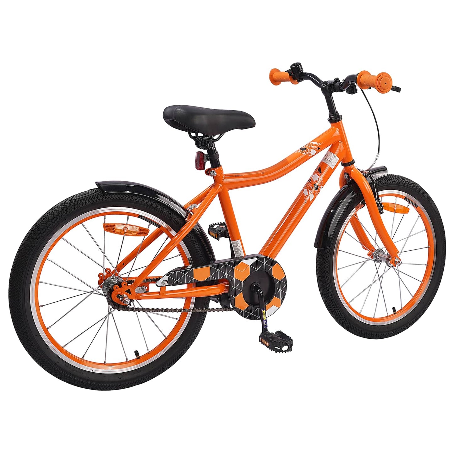 Kids Bike 18 Inches for 5-7 Years Old Orange