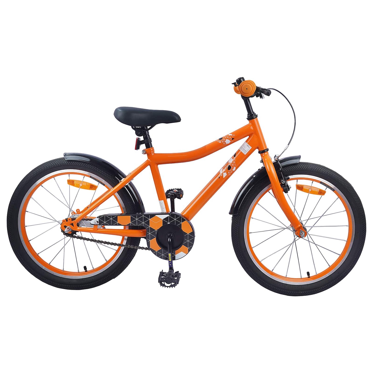 Kids Bike 18 Inches for 5-7 Years Old Orange