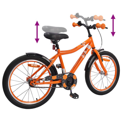 Kids Bike 20 Inches for 6-11 Years Old Orange