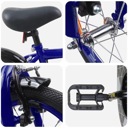 Kids Bike 16 Inches for 4-6 Years Old Dark Blue