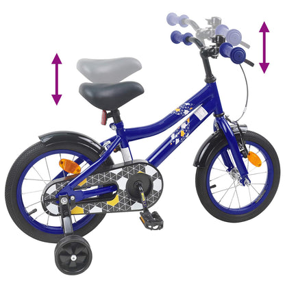 Kids Bike 16 Inches for 4-6 Years Old Dark Blue
