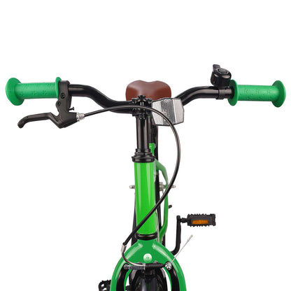 Kids Bike 18 Inches for 5-7 Years Old Green