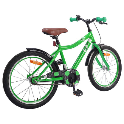 Kids Bike 18 Inches for 5-7 Years Old Green