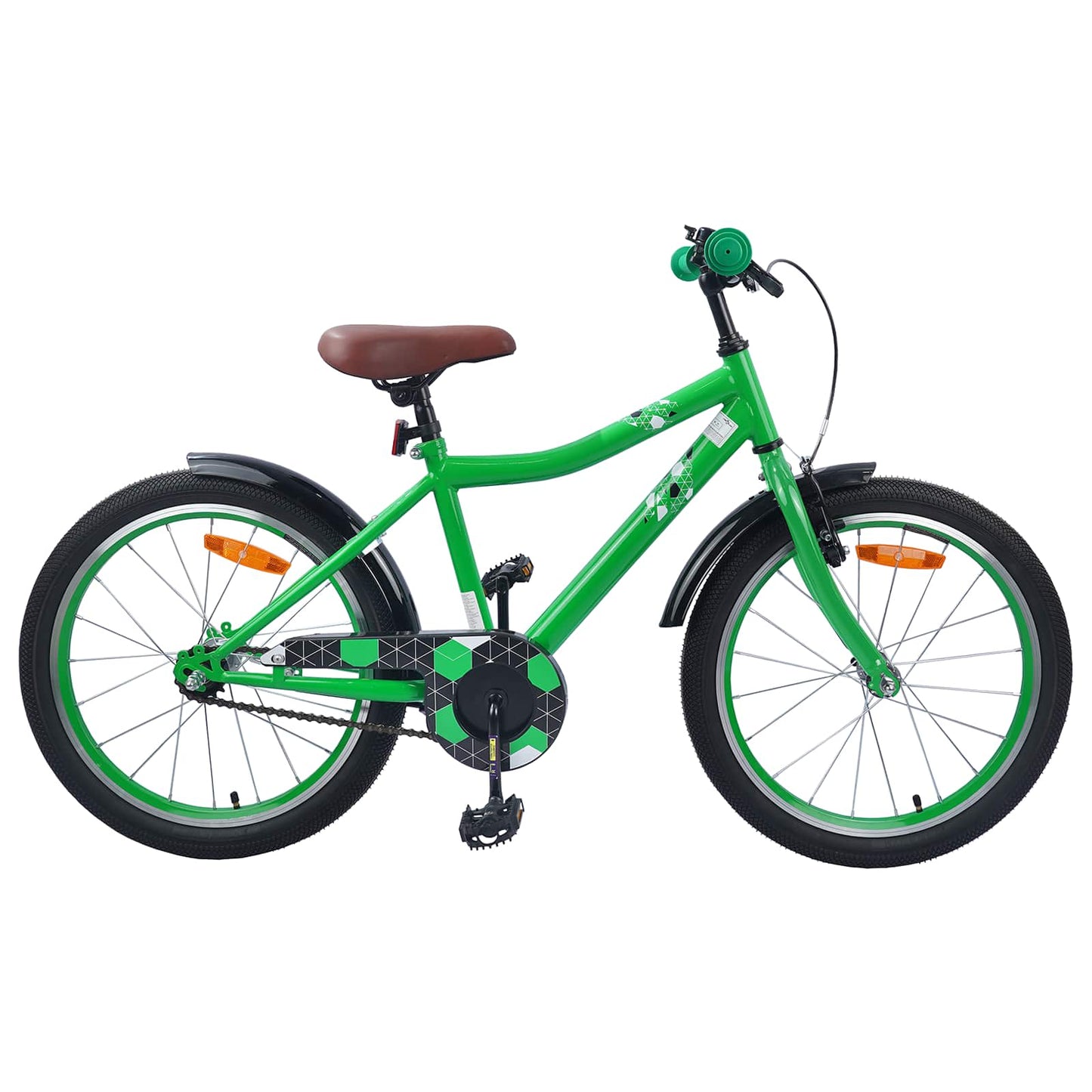 Kids Bike 18 Inches for 5-7 Years Old Green