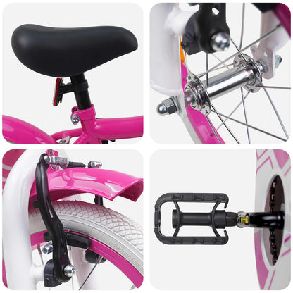 Kids Bike 14 Inches for 3-5 Years Old Pink