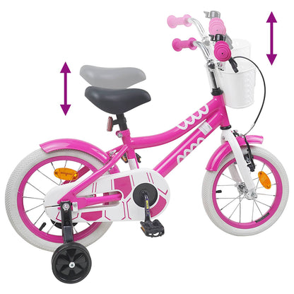 Kids Bike 14 Inches for 3-5 Years Old Pink