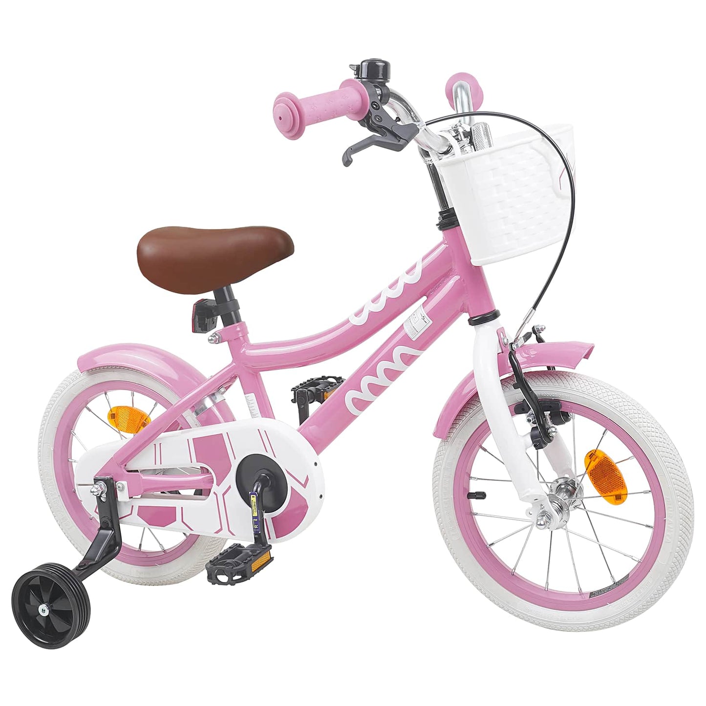 Kids Bike 16 Inches for 4-6 Years Old Light Pink