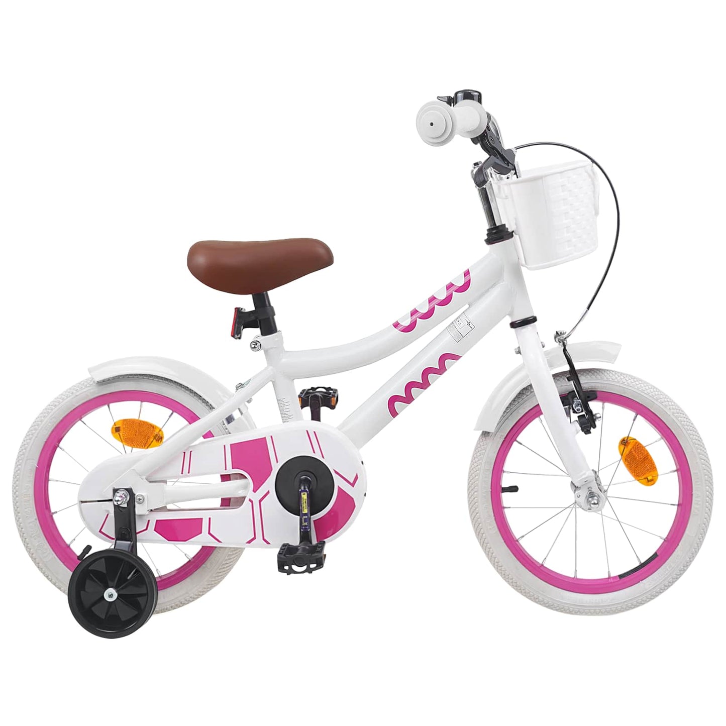 Kids Bike 12 Inches for 2-4 Years Old White