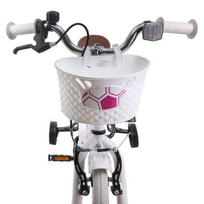 Kids Bike 16 Inches for 4-6 Years Old White