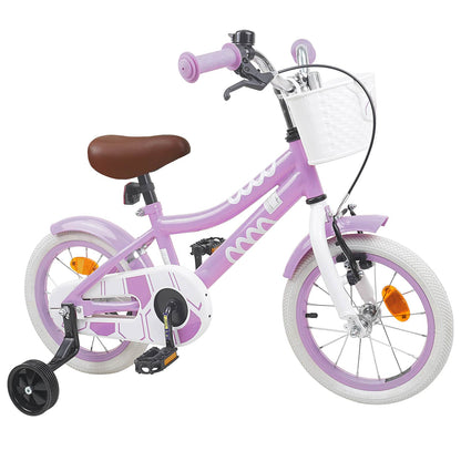 Kids Bike 12 Inches for 2-4 Years Old Purple