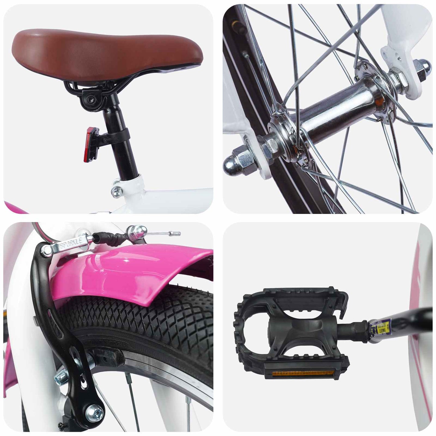 Kids Bike 20'' for 6-11 Years Old Pink