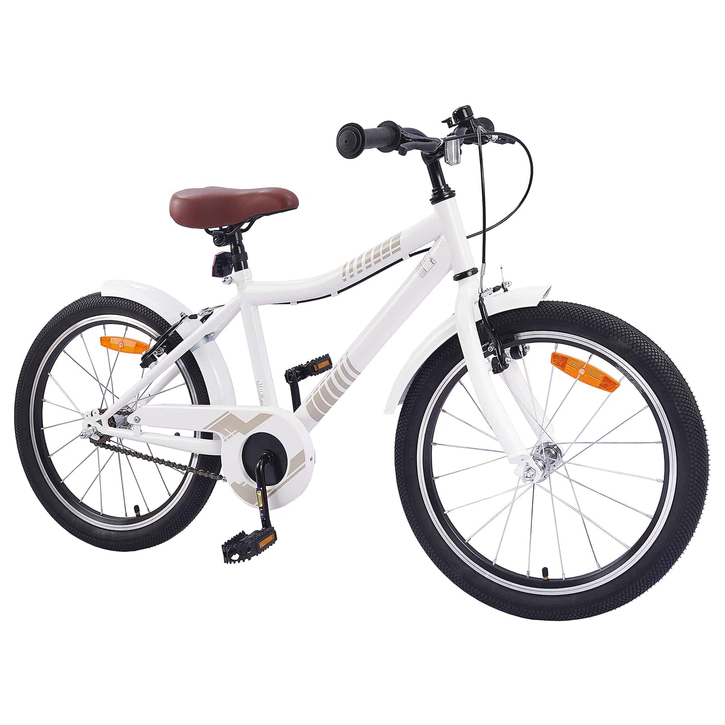 Kids Bike 18 Inches for 5-7 Years Old white