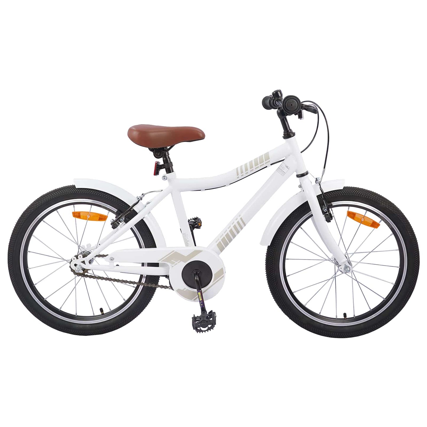 Kids Bike 18 Inches for 5-7 Years Old white