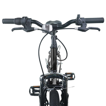 Kids Bike 20'' 6-Speed for 6-11 Years Old Black