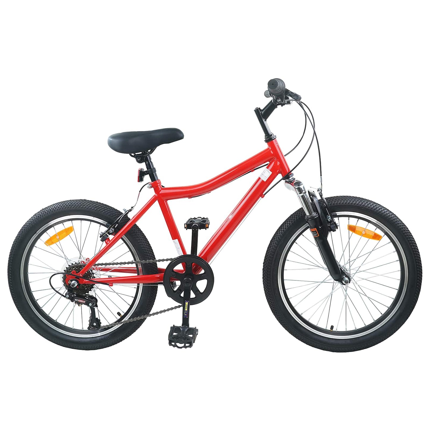 Kids Bike 20'' 6-Speed for 6-11 Years Old Red