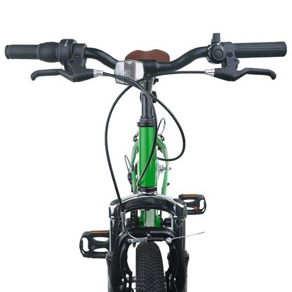 Kids Bike 20'' 6-Speed for 6-11 Years Old Green