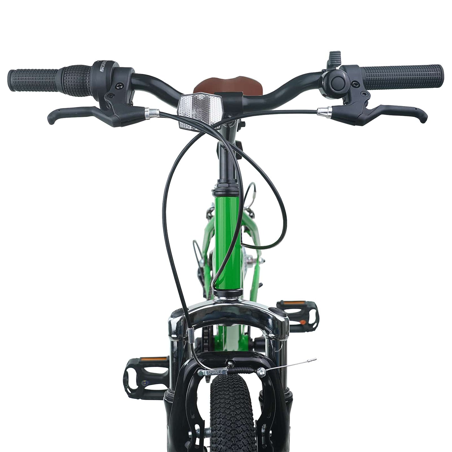 Kids Bike 24'' 6-Speed for 8-12 Years Old Green