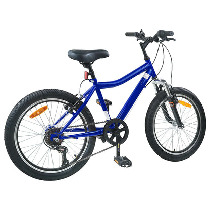 Kids Bike 20'' 6-Speed for 6-11 Years Old Dark Blue