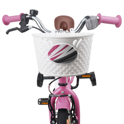 Kids Bike 14 Inches for 3-5 Years Old Light Pink