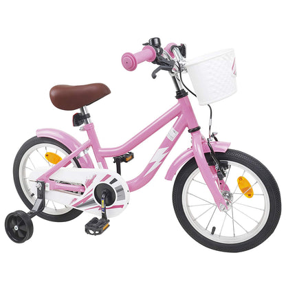 Kids Bike 14 Inches for 3-5 Years Old Light Pink