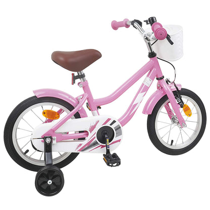 Kids Bike 14 Inches for 3-5 Years Old Light Pink