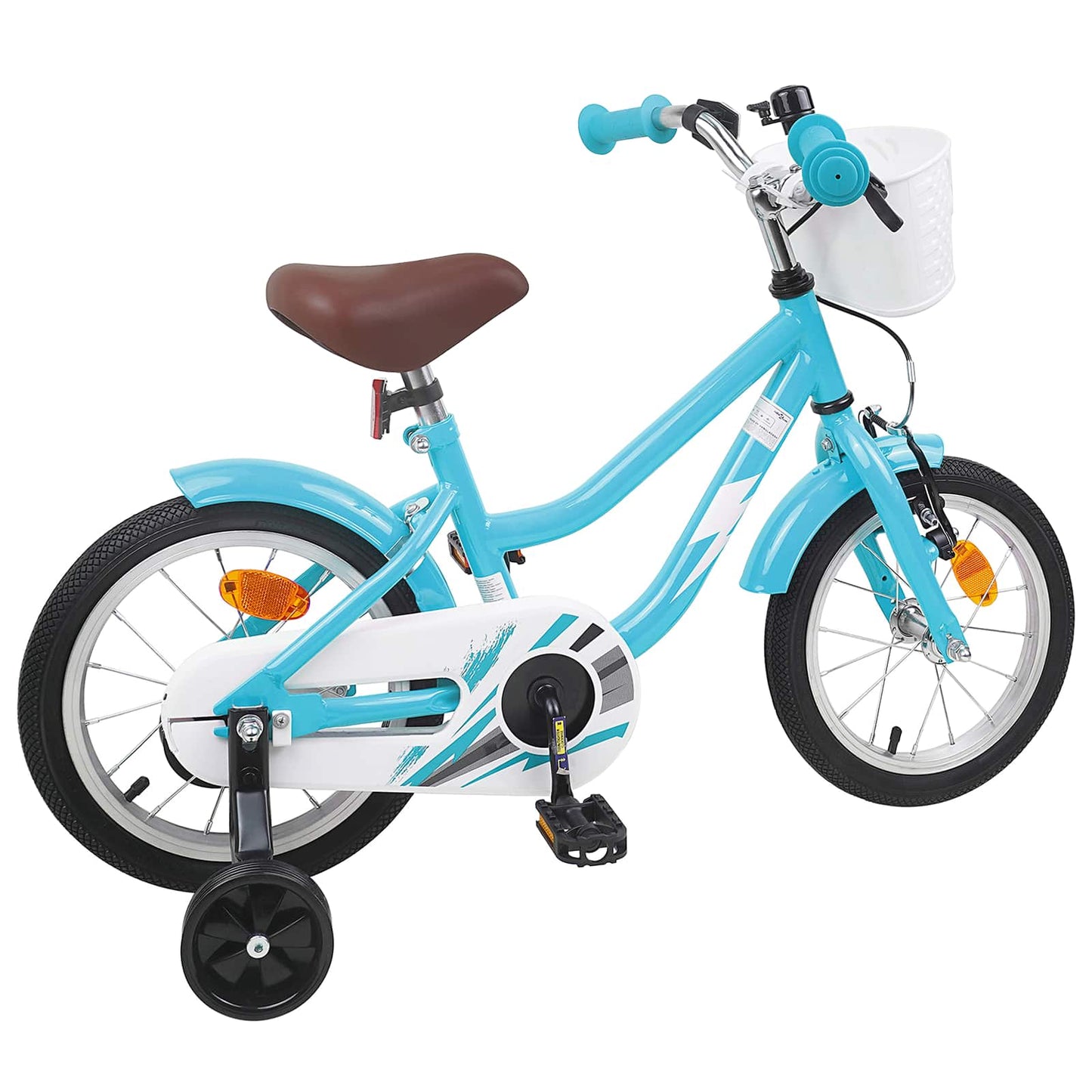 Kids Bike 14 Inches for 3-5 Years Old Light Blue